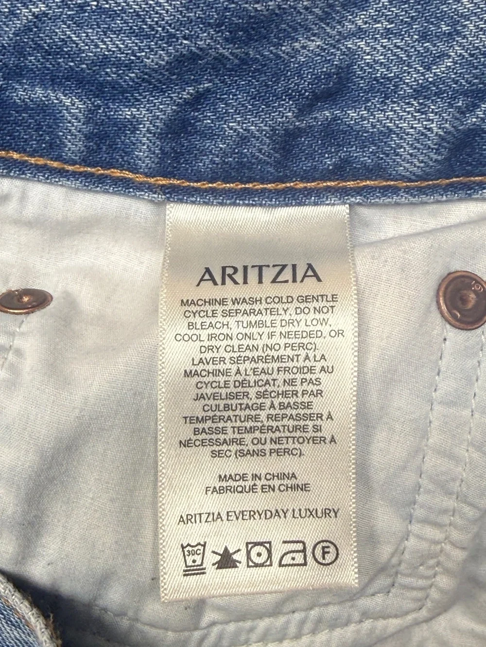 Denim Forum The '90s Halle Skirt Women 29 Light Blue Denim